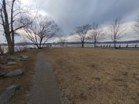 Looking out at Fishkill Landing, now part of  Scenic Hudson's Long Dock Park