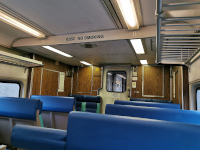 The interior of Shoreliner coach 6262 "Wilton."