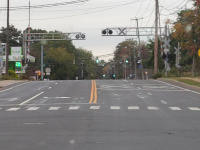 A view of the School St Crossing at Burnside
