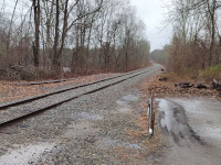 Looking southwest towards Lisbon from the Depot Rd crossing