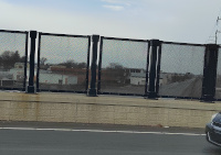 A view to the north along the HP&F/CTfastrak/Hartford Line from the Flatbush Ave overpass