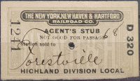 A second Highland Division Local agent's stub