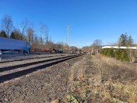 Looking towards Hawleyville Rd from the north sides of the tracks