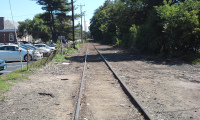North Main St Crossing Looking East, August 2016