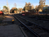 Manchester Station Site and North Main Street Crossing Looking East, November 2017