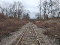 Looking west towards the depot site, Brewster, and the Hudson.