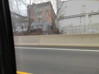 The Gray Telephone Pay Station Company building as seen from a CTfastrak bus