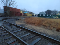 A similar photo, but taken from further south along the Canal Line. This is intended to show more of the depot site