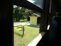 Hadlyme Station on the Valley Railroad, a 2009 replica of South Britain on the HP&F