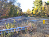 Looking towards South Windham Station Site from CT Route 203 in 2023