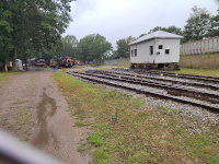 Looking west into the Connecticut Eastern Railroad Museum.