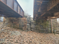 The two bridges over Windham Garden on the Bridge
